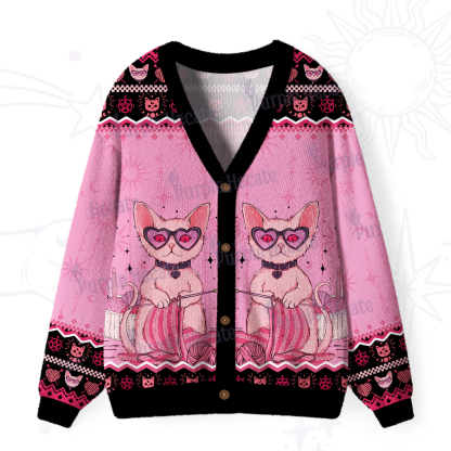 Purplehecate It's A Good Day To Crochet Ugly Cardigan Sweaters