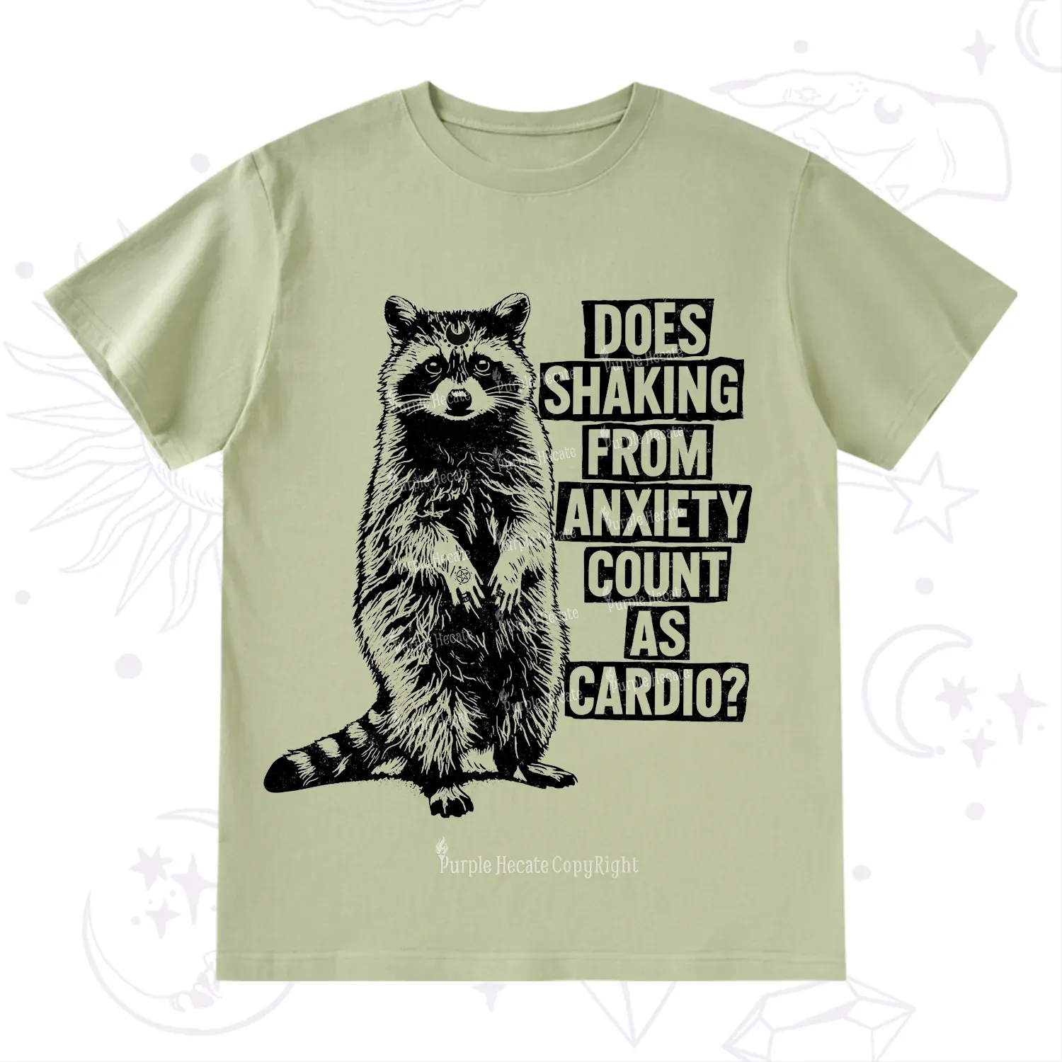 Purplehecate Does Shaking From Anxiety Count As Cardio T-Shirt