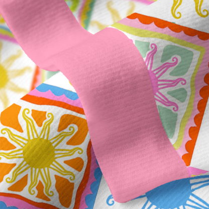 Purplehecate Colorful Sunshine Patchwork Fuzzy Ugly Sweatshirt