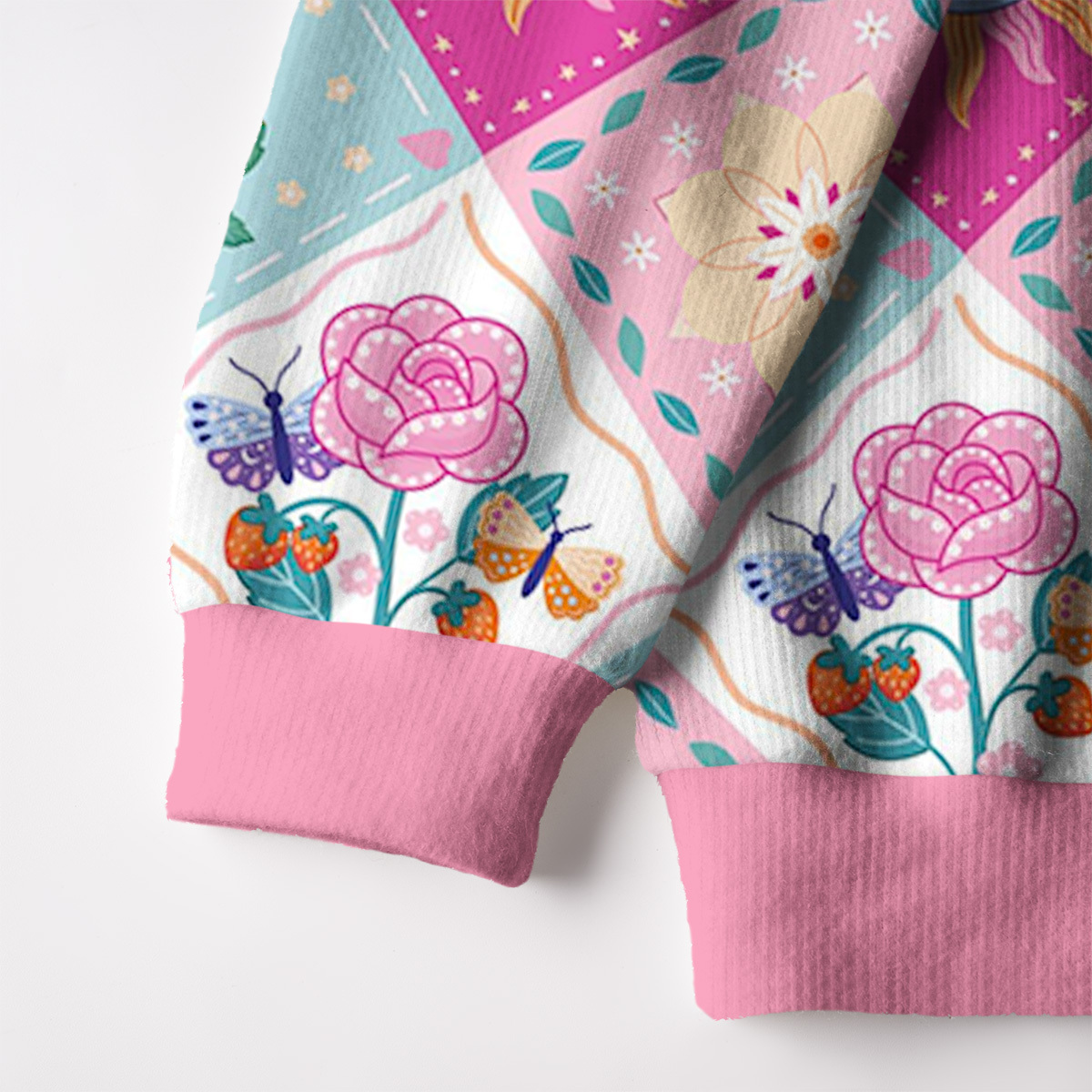 Purplehecate Celestial Sun & Moon Patchwork Ugly Cardigan Sweaters