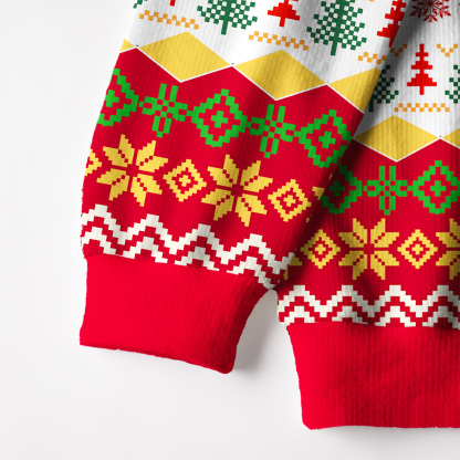 Purplehecate Sorry Santa I've Been Feral Christmas Fuzzy Ugly Christmas Sweatshirt