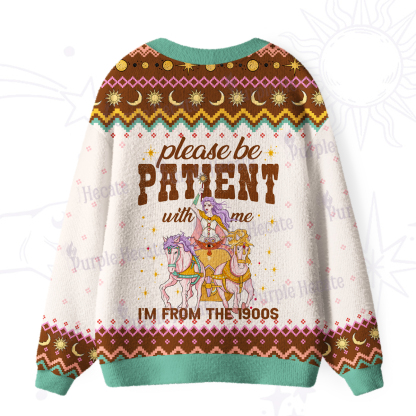 Purplehecate Please Be Patient With Me I'm From The 1900s Ugly Cardigan Sweaters