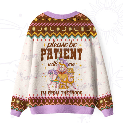Purplehecate Please Be Patient With Me I'm From The 1900s Ugly Cardigan Sweaters