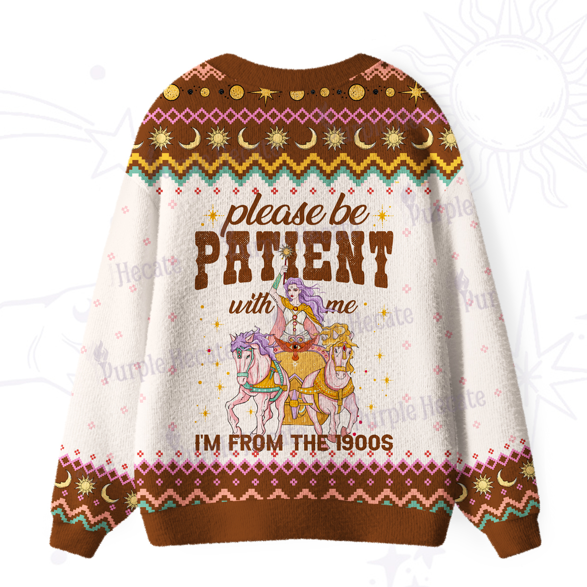Purplehecate Please Be Patient With Me I'm From The 1900s Ugly Cardigan Sweaters