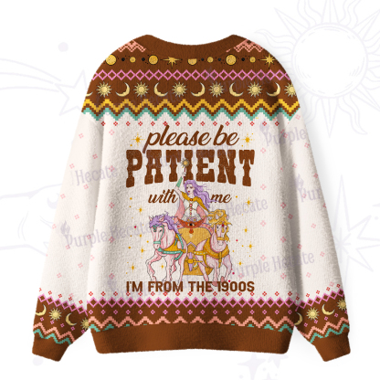 Purplehecate Please Be Patient With Me I'm From The 1900s Ugly Cardigan Sweaters