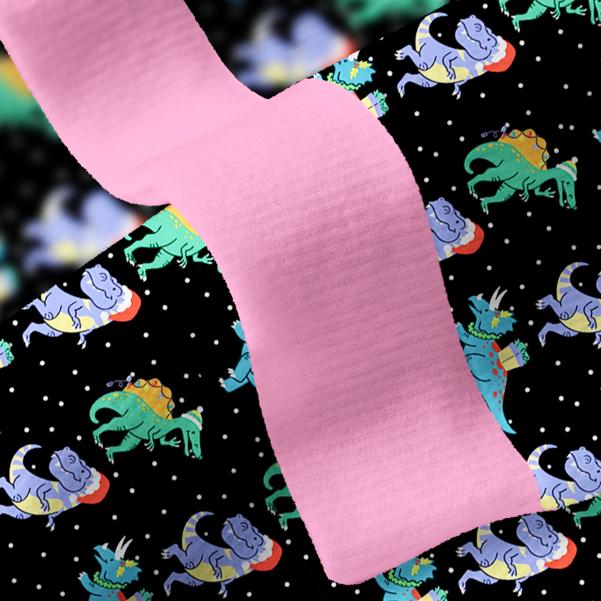 Purplehecate Funny Christmas Dinosaurs Fuzzy Ugly Christmas Sweatshirt