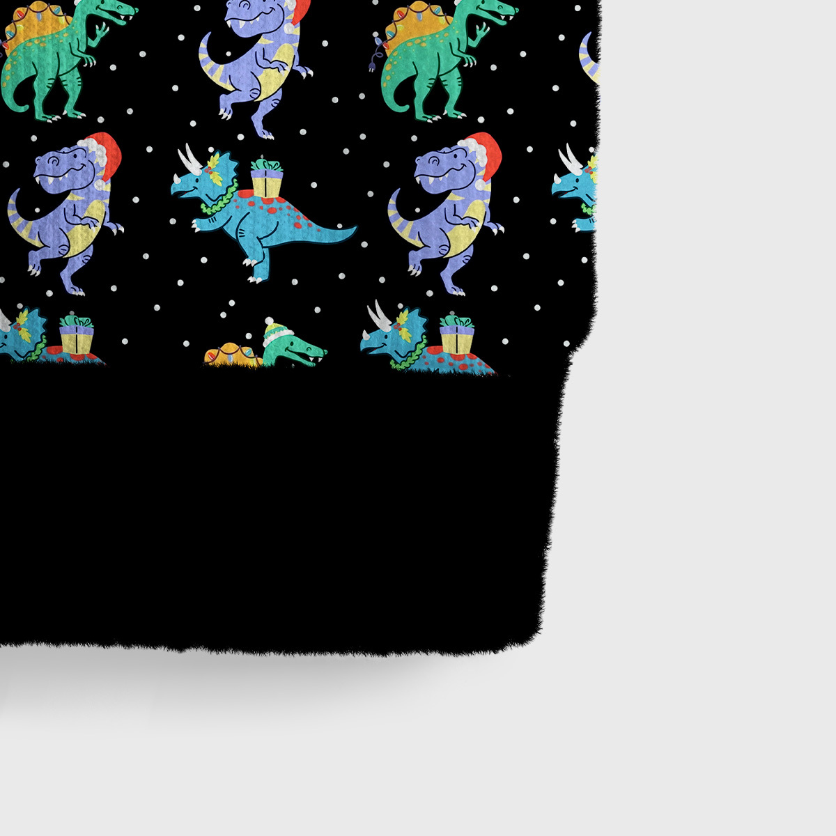 Purplehecate Funny Christmas Dinosaurs Ugly Sweater Vest
