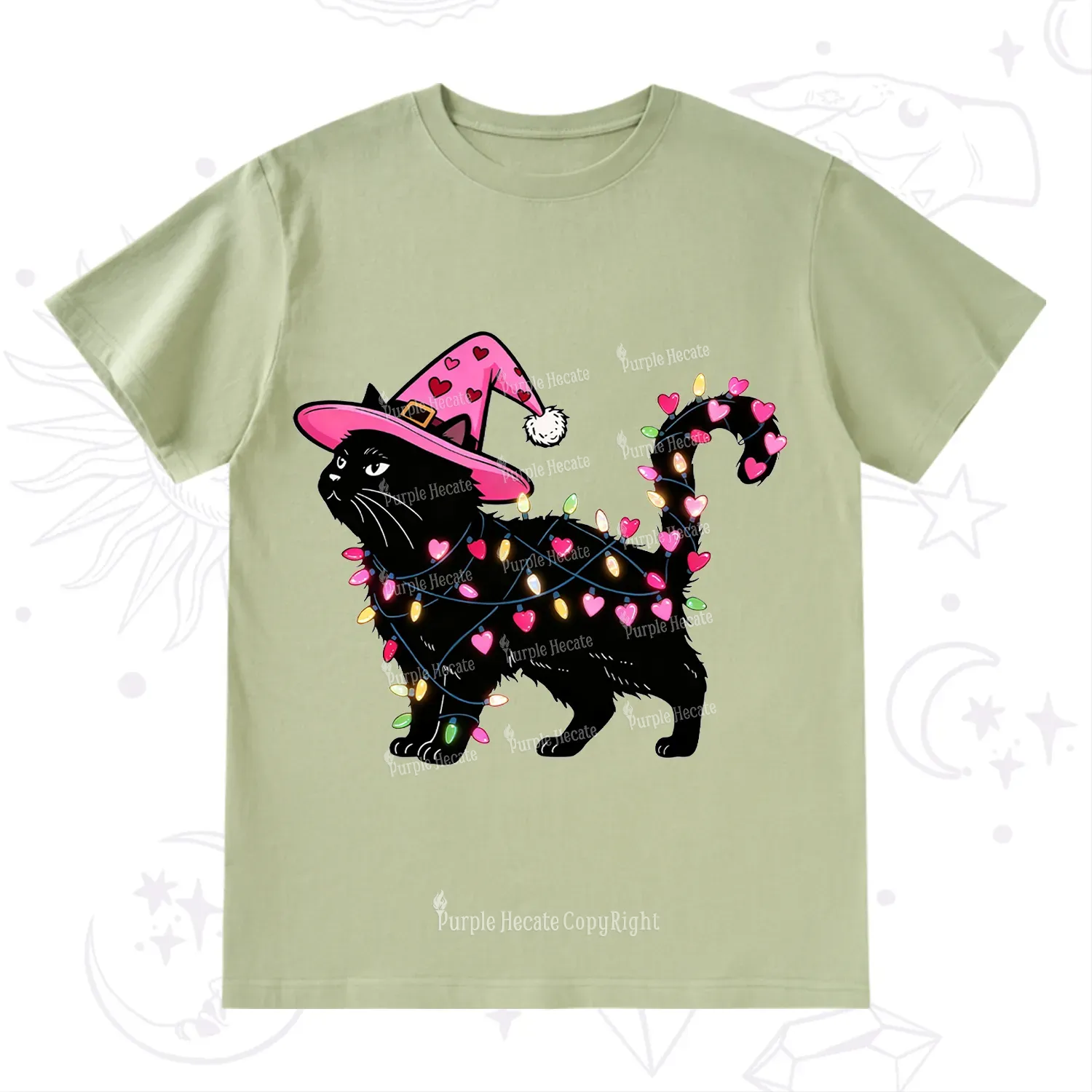 Purplehecate Cute Cat Valentine T-Shirt