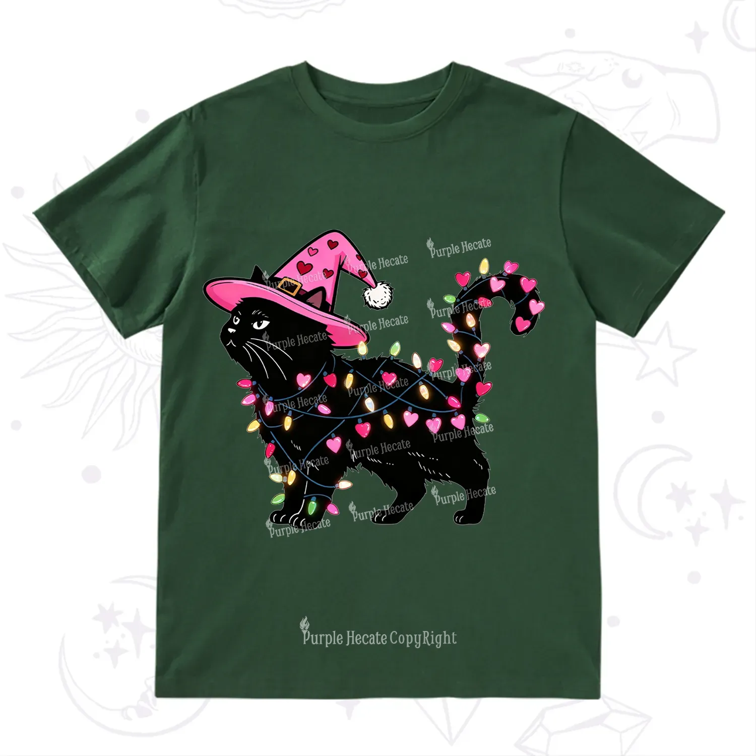 Purplehecate Cute Cat Valentine T-Shirt