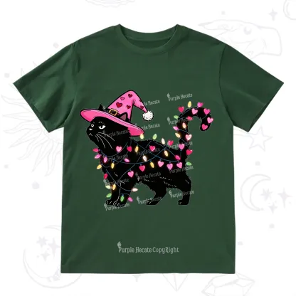Purplehecate Cute Cat Valentine T-Shirt