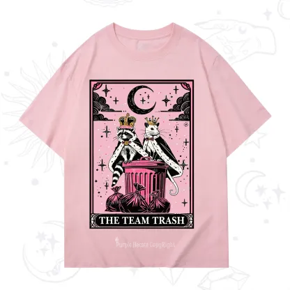Purplehecate The Trash Kingdom's Tarot Opossum and Raccoon T-Shirt
