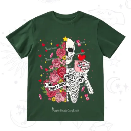 Purplehecate Sorta Rosy Sorta Scary Valentine T-Shirt