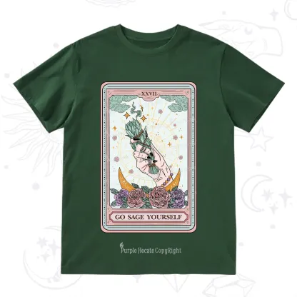 Purplehecate The Go Sage Yourself Tarot T-Shirt
