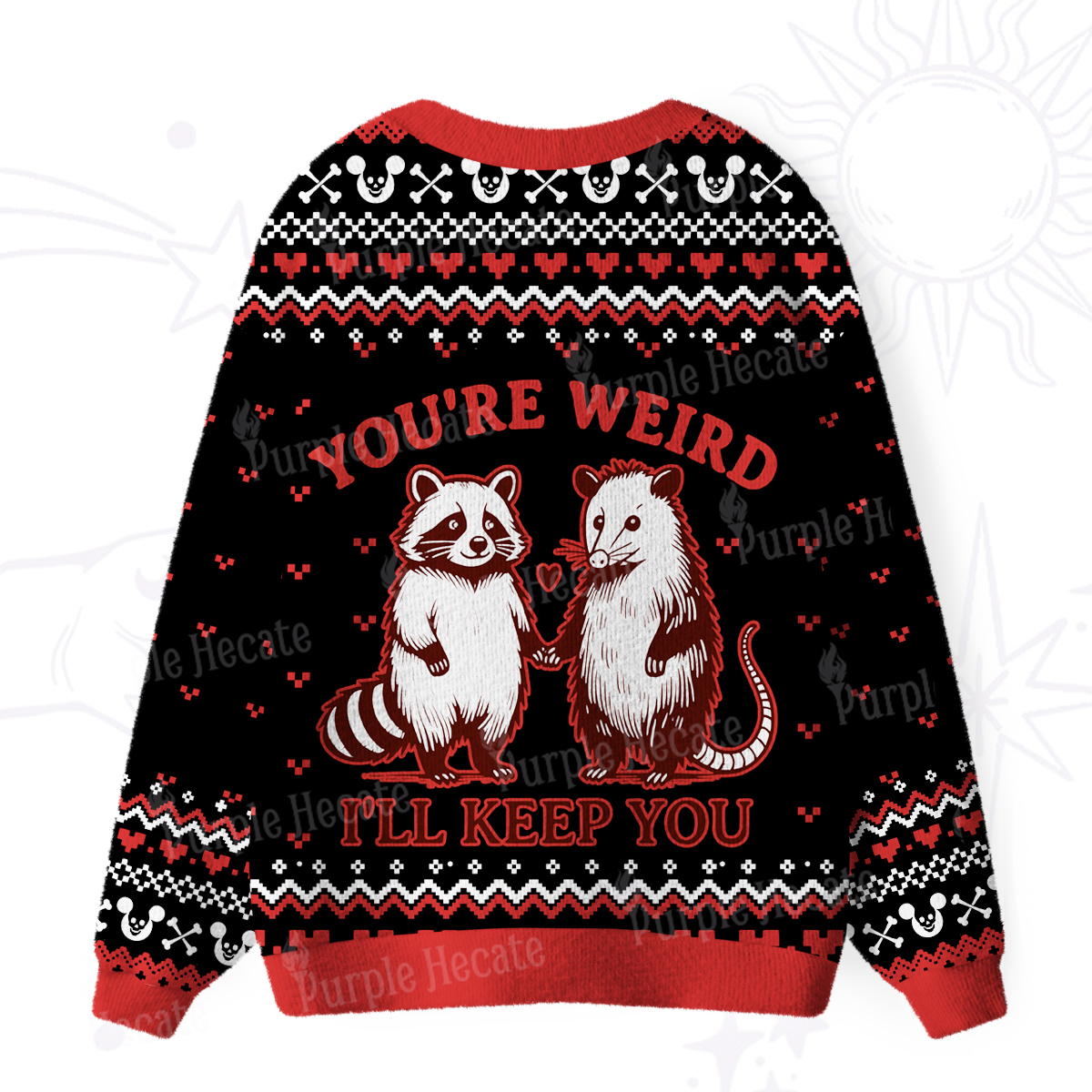 Purplehecate You're Weird I'll Keep You Ugly Cardigan Sweaters