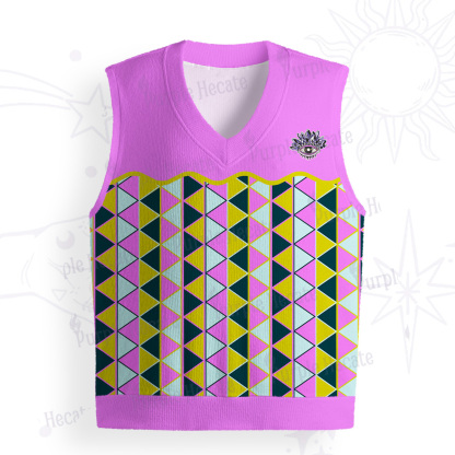 Purplehecate Enchanted Prism Eye Ugly Sweater Vest