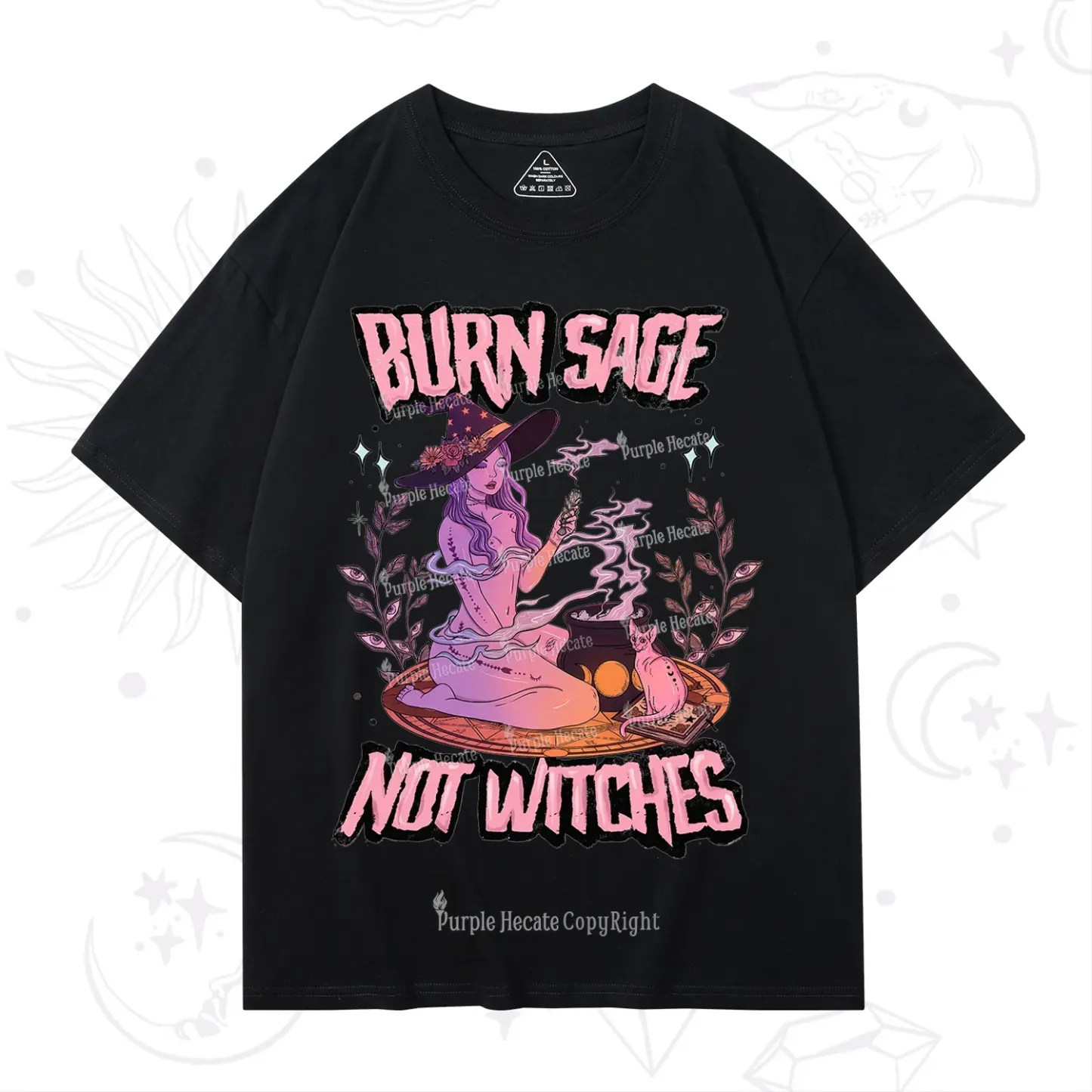 Purplehecate Burn Sage Not Witches T-Shirt