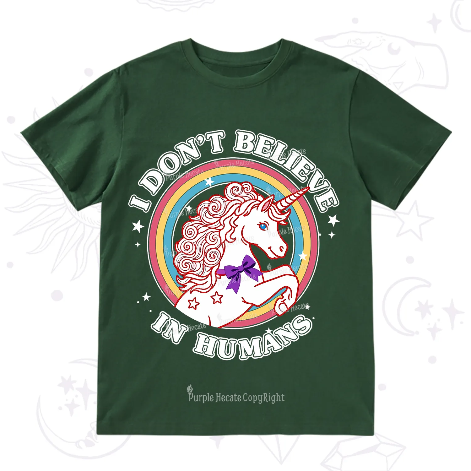Purplehecate I Don't Believe In Humans T-Shirt