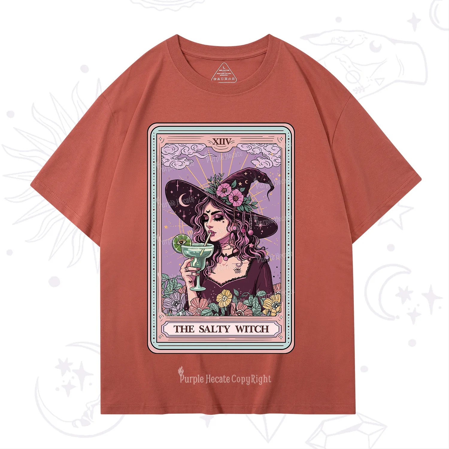 Purplehecate The Salty Witch Tarot T-Shirt