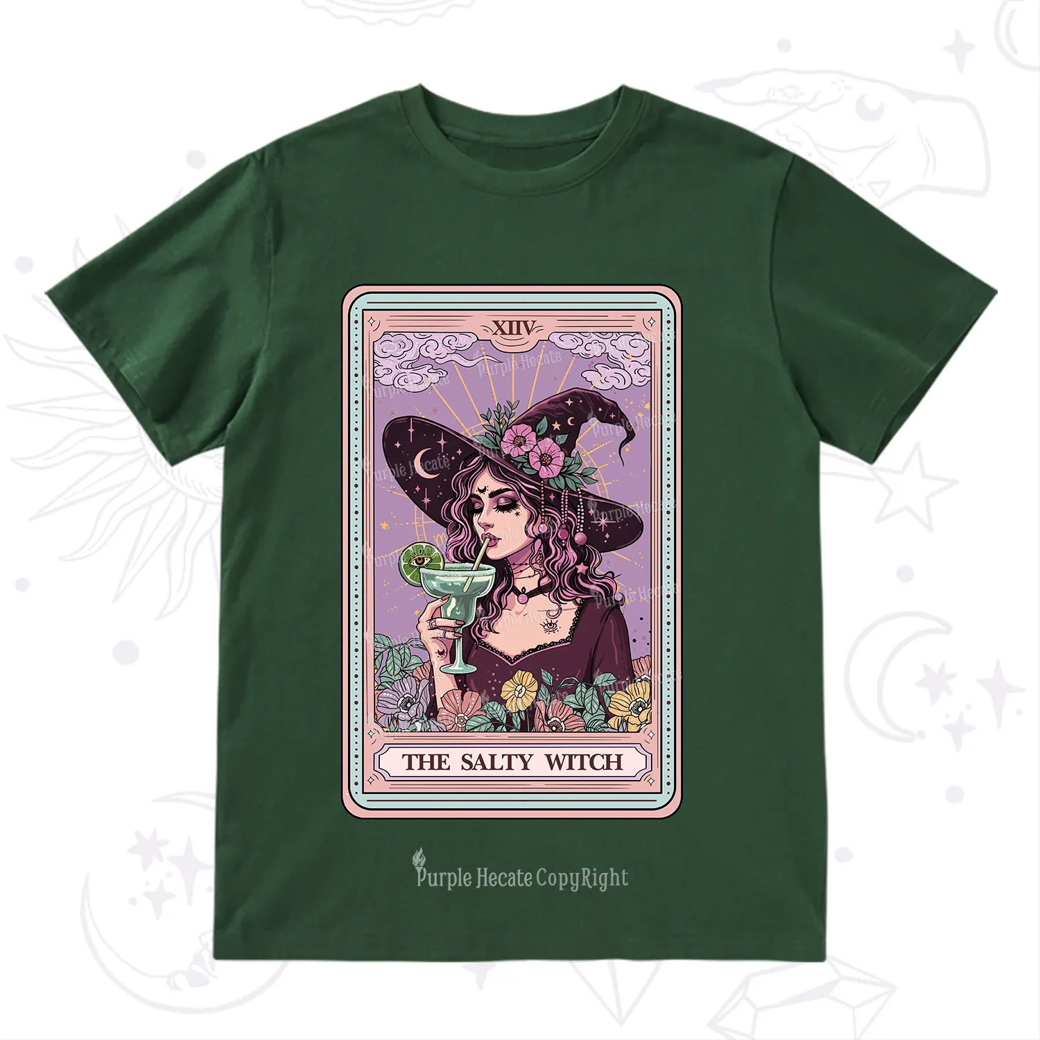 Purplehecate The Salty Witch Tarot T-Shirt