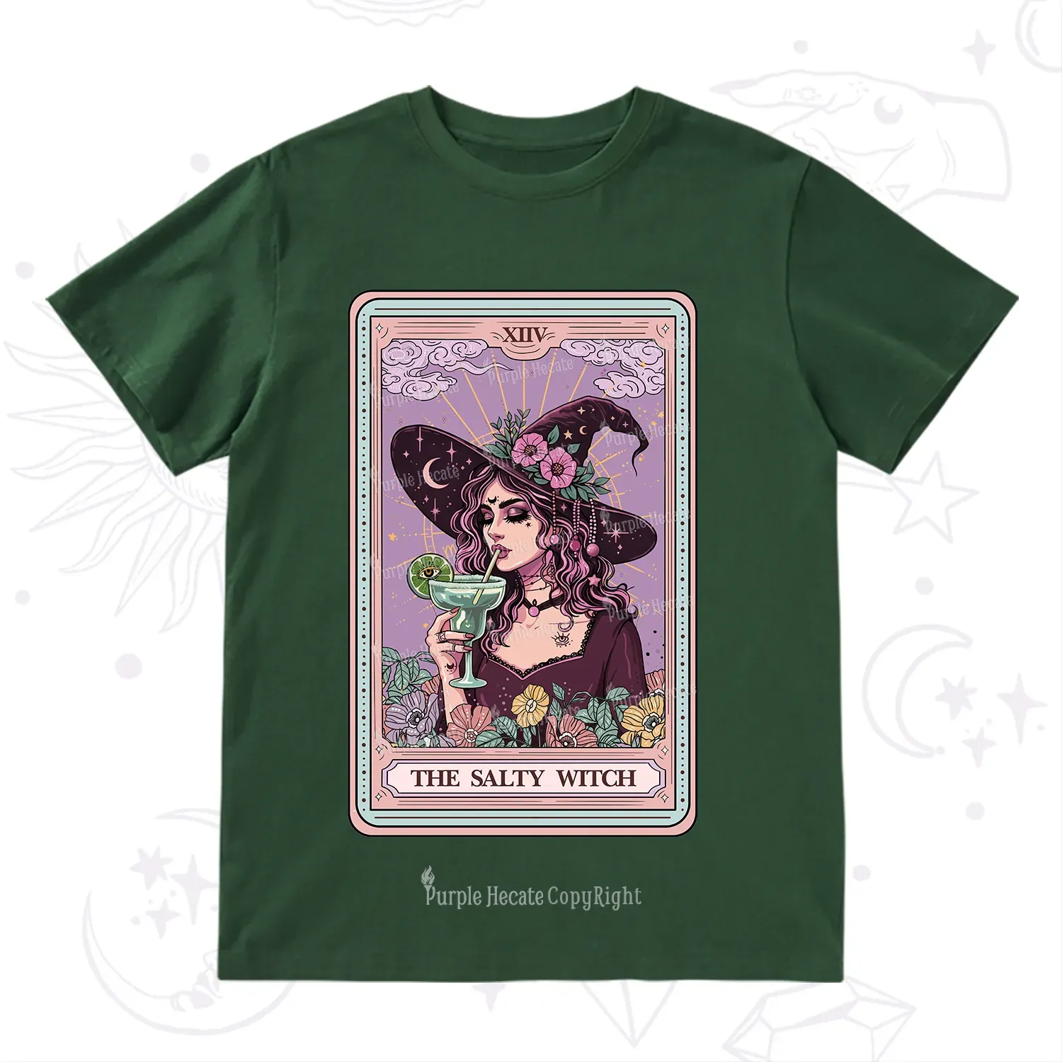 Purplehecate The Salty Witch Tarot T-Shirt