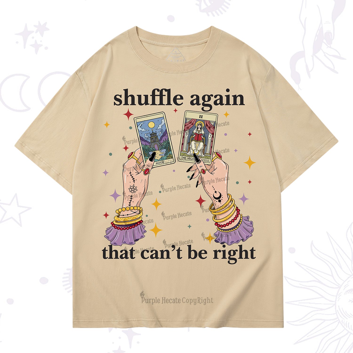 Purplehecate Shuffle Again That Can��t Be Right T-Shirt