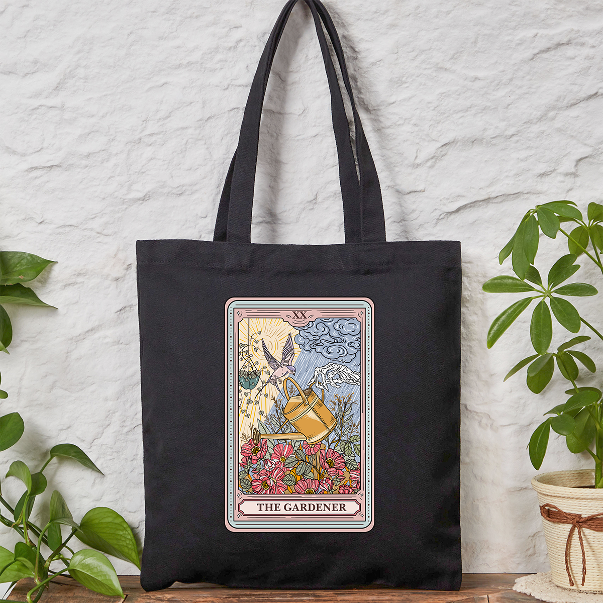 Purplehecate The Gardener Tarot Tote Bag