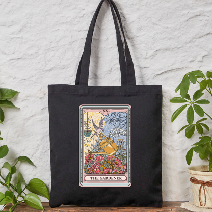 Purplehecate The Gardener Tarot Tote Bag