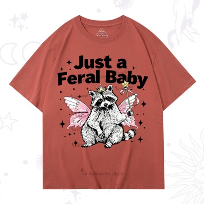 Purplehecate Just A Feral Baby Raccoon T-Shirt