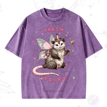 Purplehecate Trash Fairy Washed T-Shirt