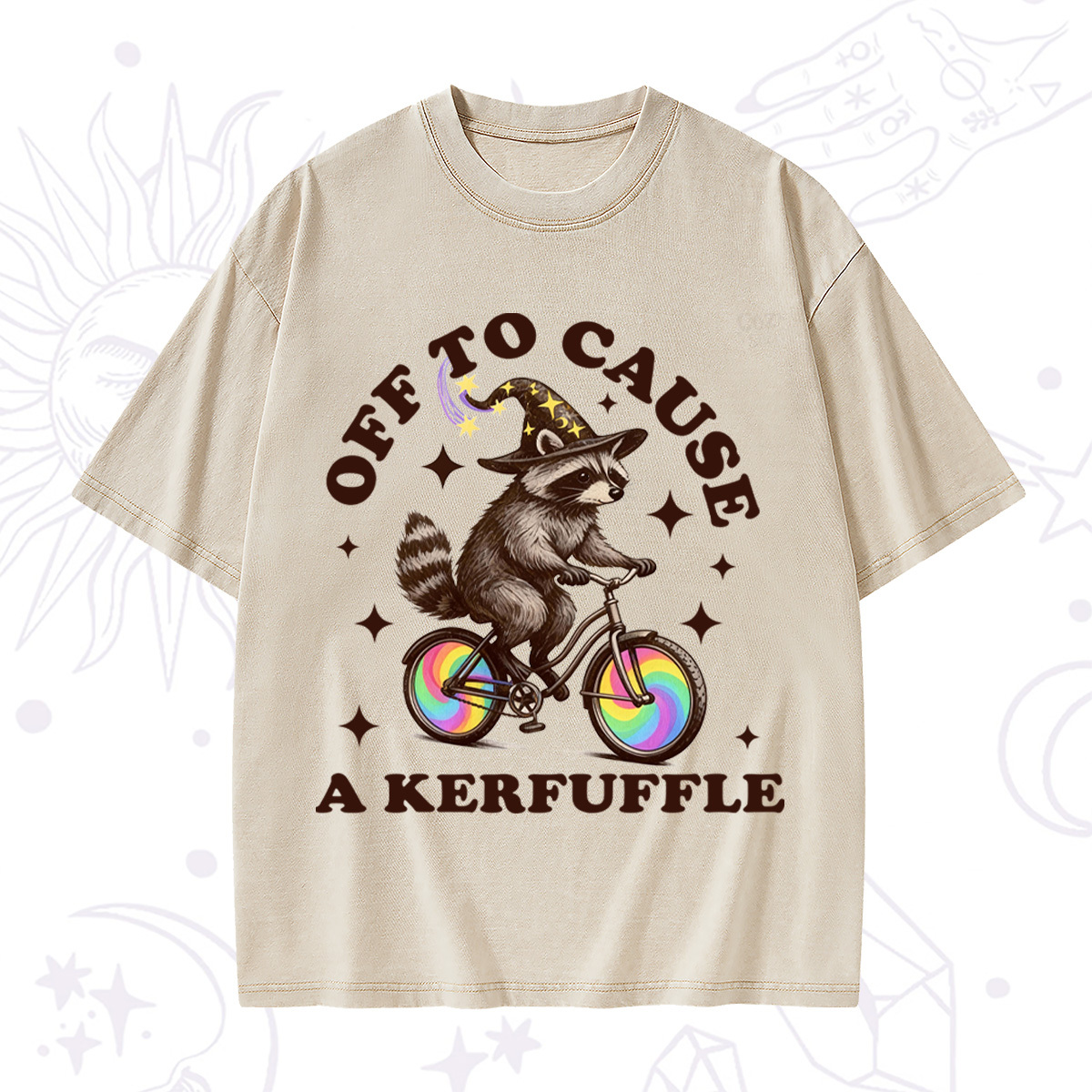 Purplehecate Off To Cause A Kerfuffle Washed T-Shirt