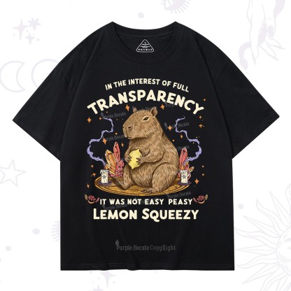 Purplehecate Funny Capybara T-Shirt