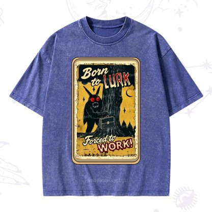 Purplehecate Cryptid Mothman Horror Washed T-Shirt