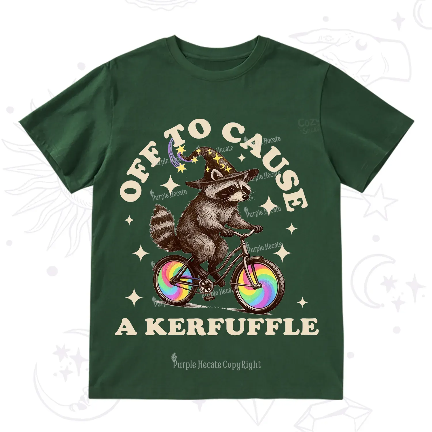 Purplehecate Off To Cause A Kerfuffle T-Shirt