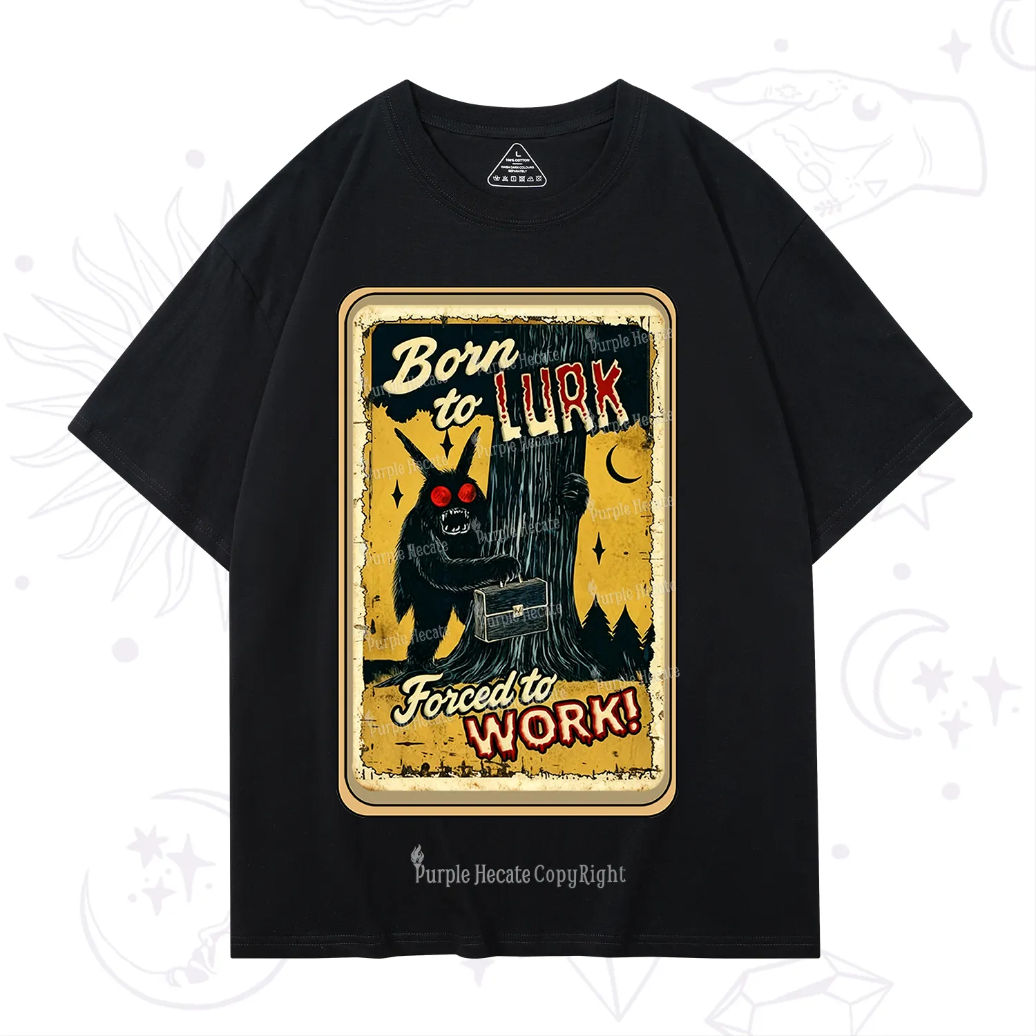 Purplehecate Cryptid Mothman Horror T-Shirt