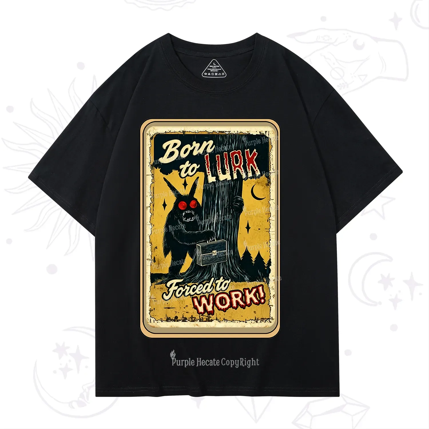 Purplehecate Cryptid Mothman Horror T-Shirt