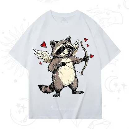 Purplehecate Cupid Raccoon Valentine T-Shirt
