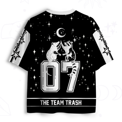 Purplehecate The Team Trash Raccoon Tarot Mesh Jersey
