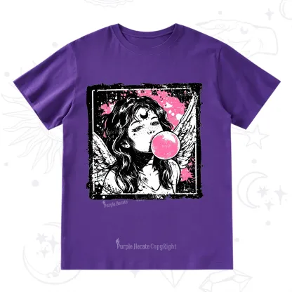 Purplehecate Grunge Angel with Bubblegum T-Shirt
