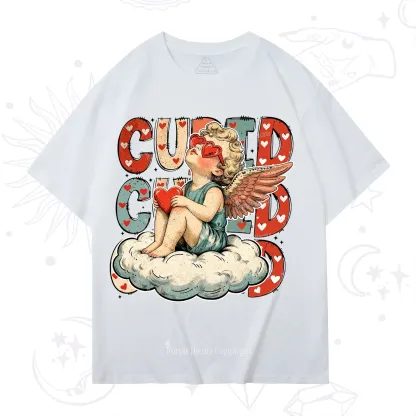 Purplehecate Retro Cupid Vibes Valentine T-Shirt