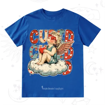 Purplehecate Retro Cupid Vibes Valentine T-Shirt