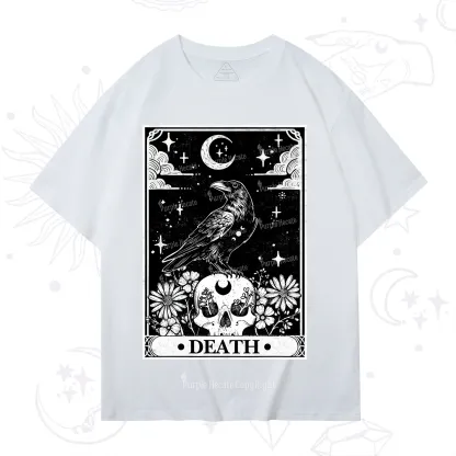 Purplehecate The Crow Death Tarot T-Shirt