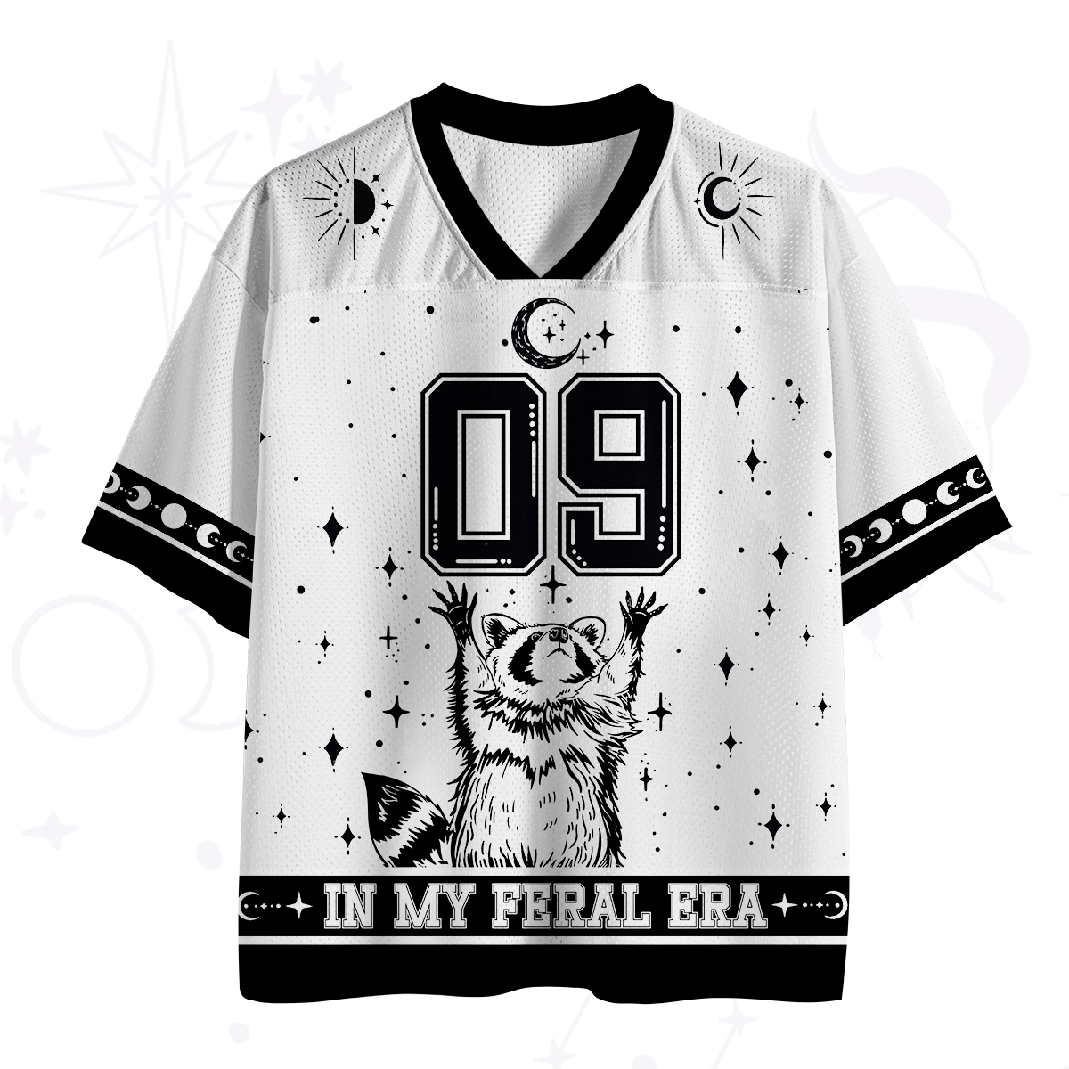 Purplehecate In My Feral Era Raccoon Mesh Jersey