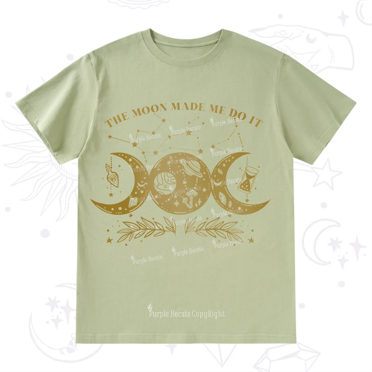 Purplehecate The Moon Made Me Do Itd T-Shirt