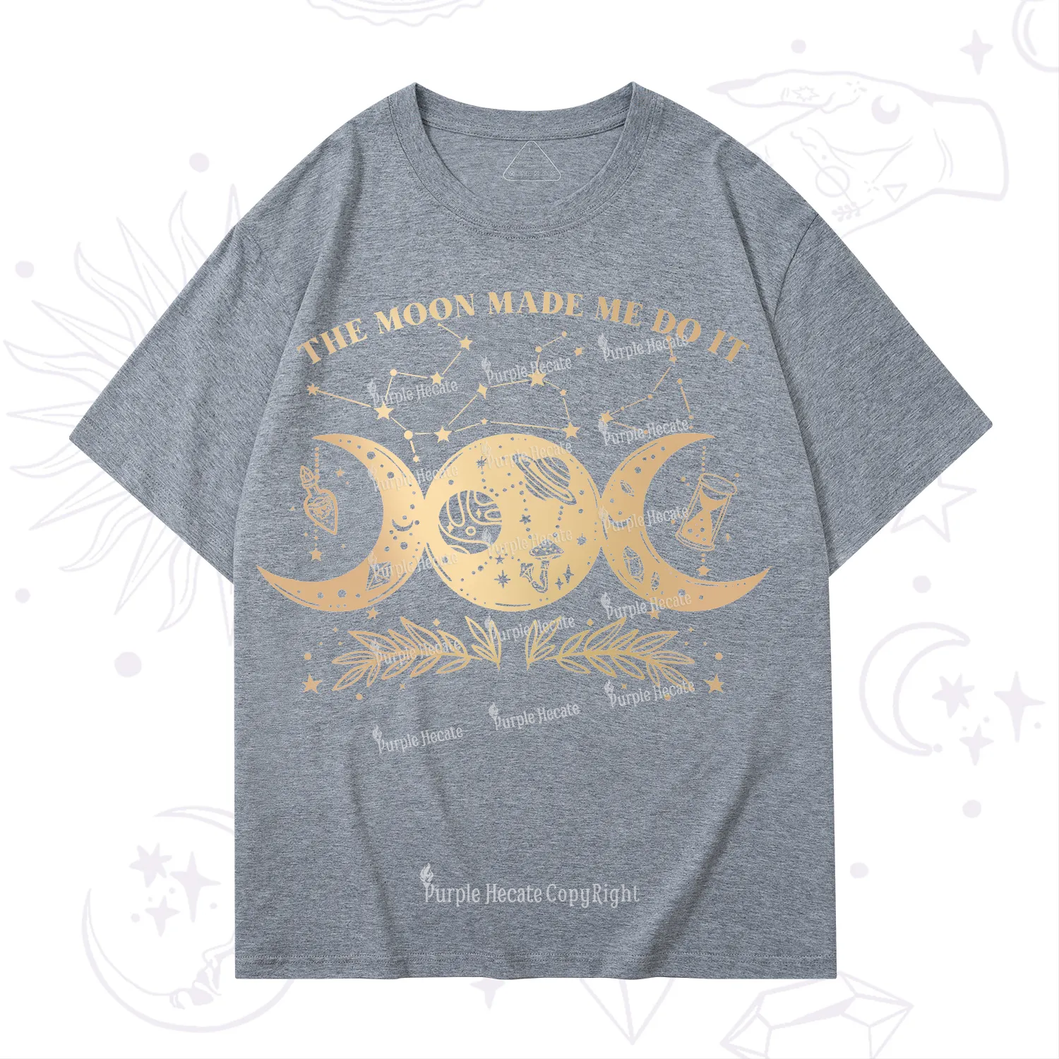 Purplehecate The Moon Made Me Do Itd T-Shirt