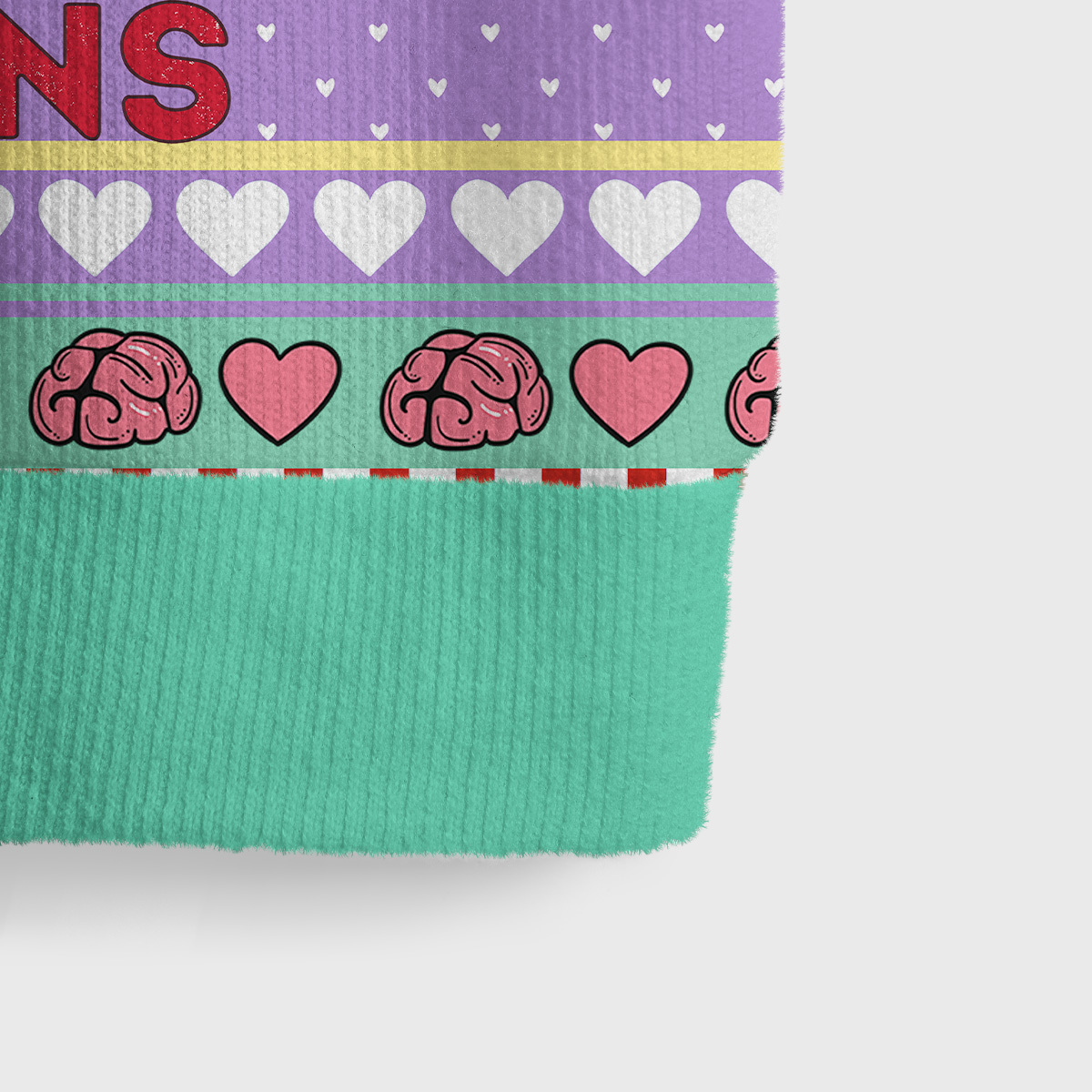 Purplehecate I Love You For Your Brains Ugly Sweater Vest