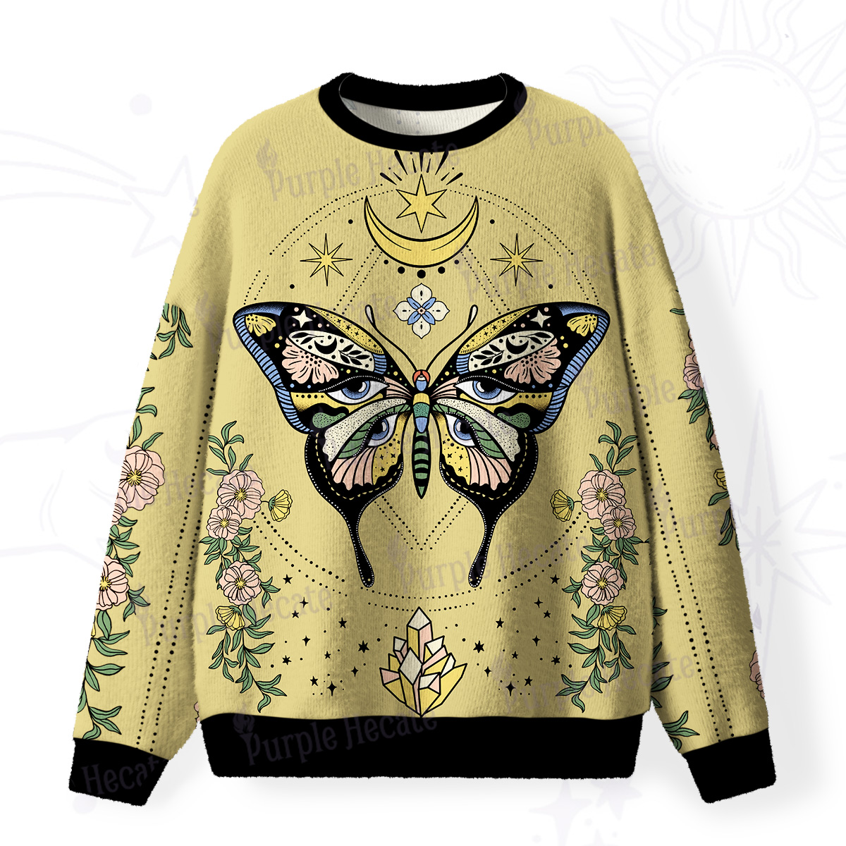 Purplehecate Magical Soul Fuzzy Ugly Sweatshirt