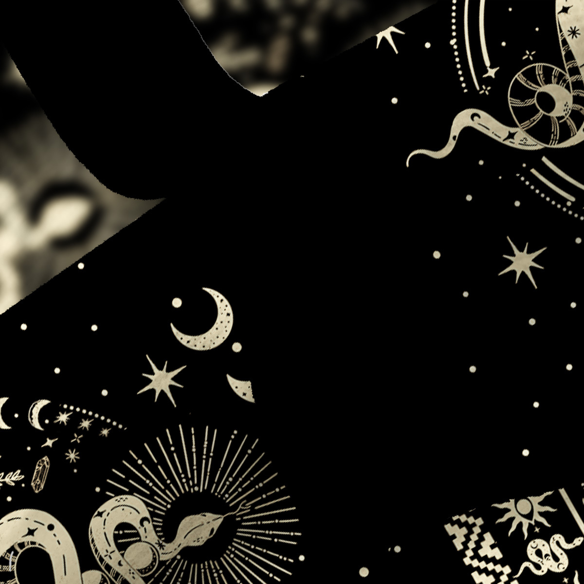 Purplehecate Snake And Moon Phase Comfort Fuzzy Ugly Sweatshirt