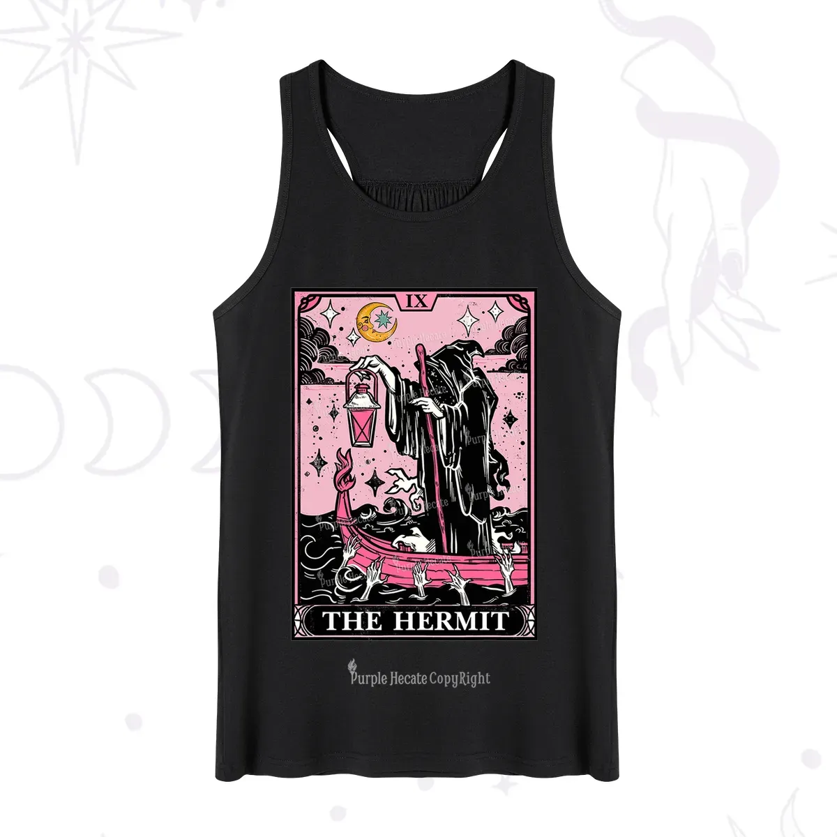 Purplehecate The Hermit Tarot Card Tank