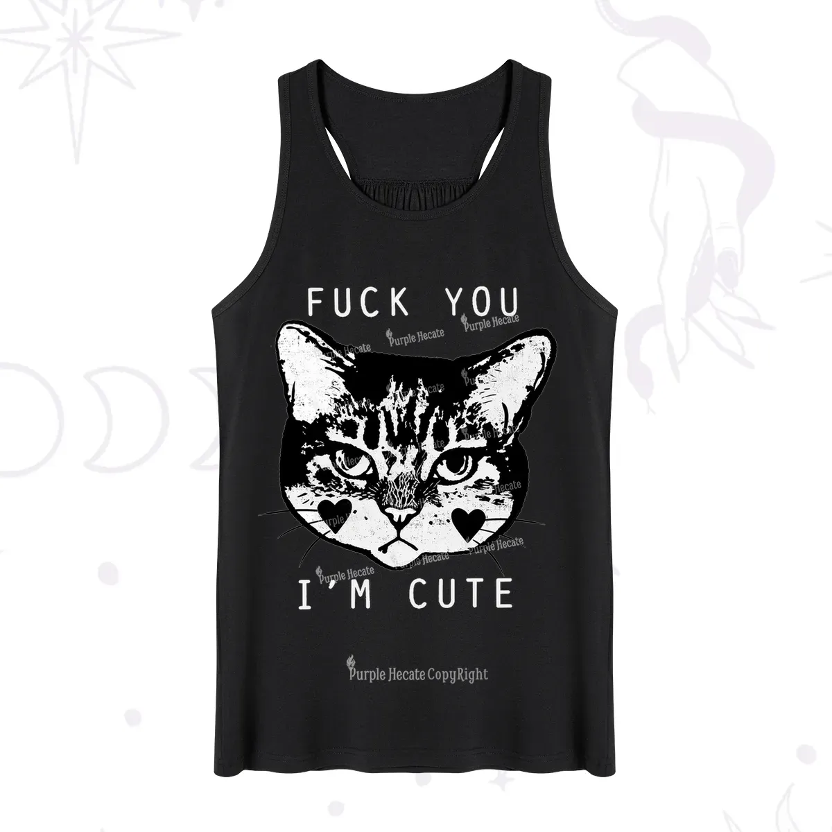 Purplehecate Fuck You I'm Cute Tank