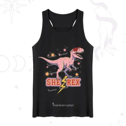 Purplehecate T Rex Dinosaur Girl Tank